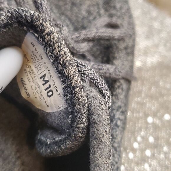 ALLBIRDS Gray Men's Sneaker - Size 10 - Picture 7 of 10